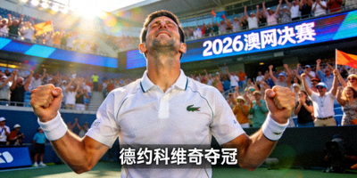 2026澳网决赛 德约科维奇夺冠精彩瞬间
